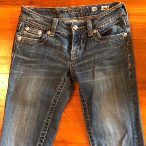 Bootcut bedazzled jeans